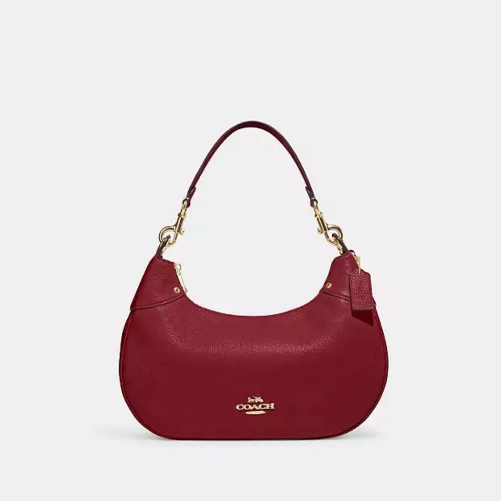 Coach Mara Hobo Bag in Cherry